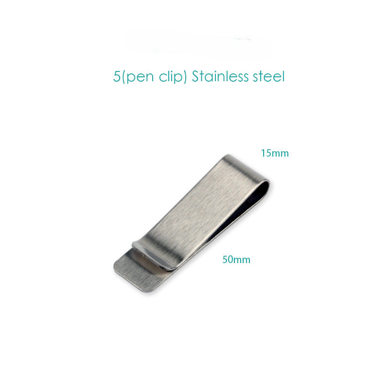 Wholesale Brass Stainless Steel Metal Pen Clip